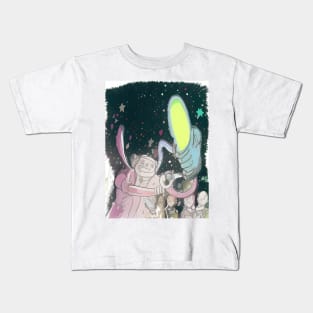 man on the moon Kids T-Shirt